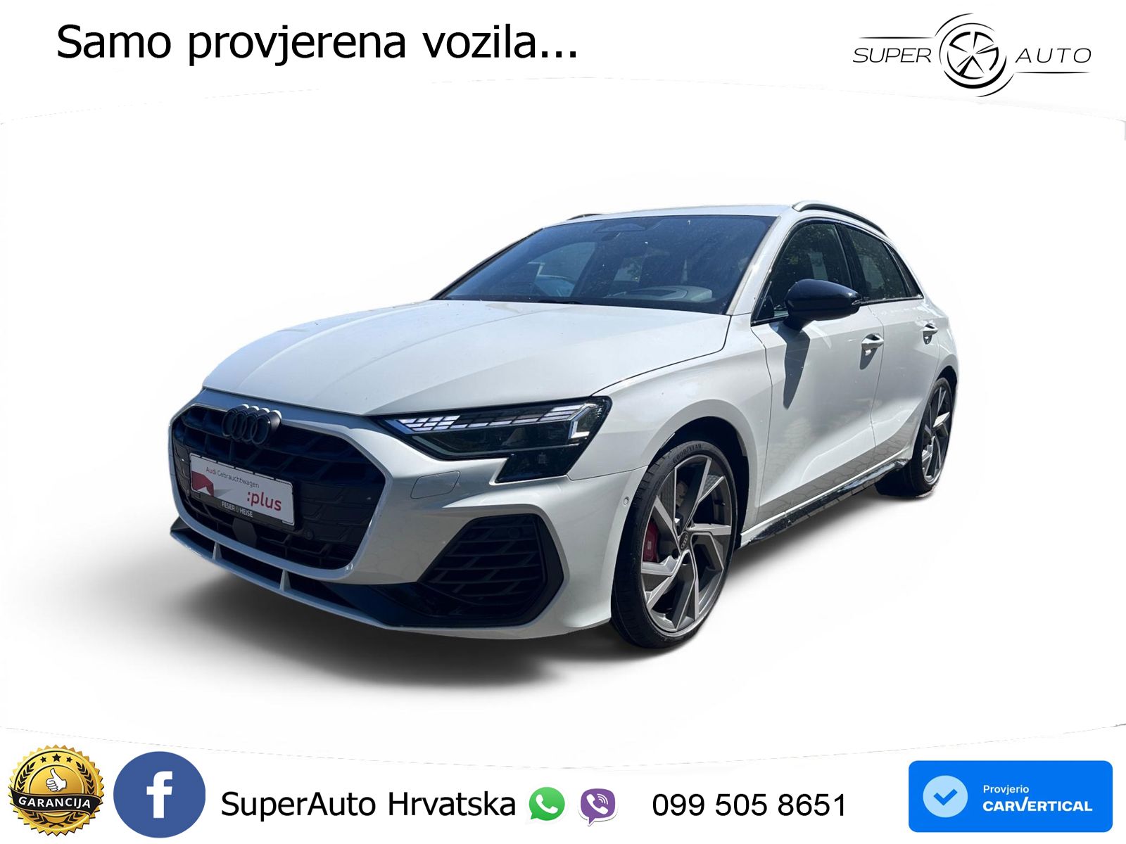 Audi S3 2.0 TFSI (333 KS) quattro S tronic LED+GR SJED+ACC