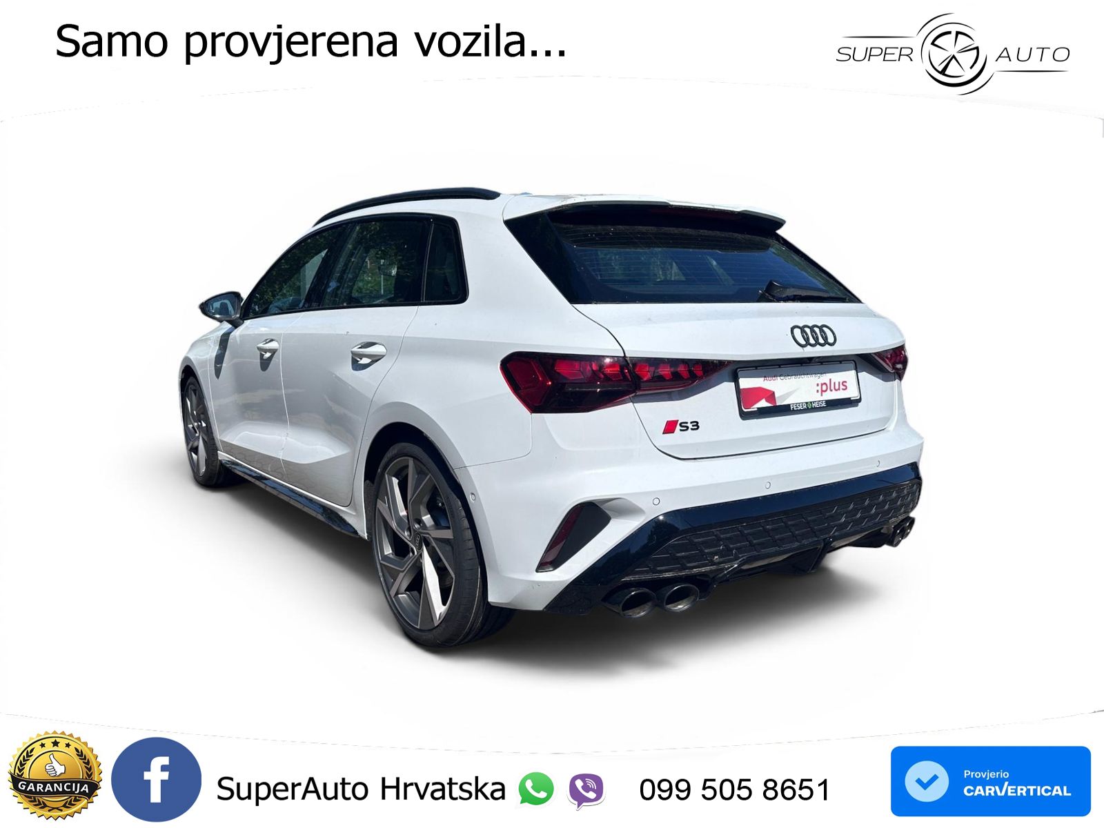 Audi S3 2.0 TFSI (333 KS) quattro S tronic LED+GR SJED+ACC