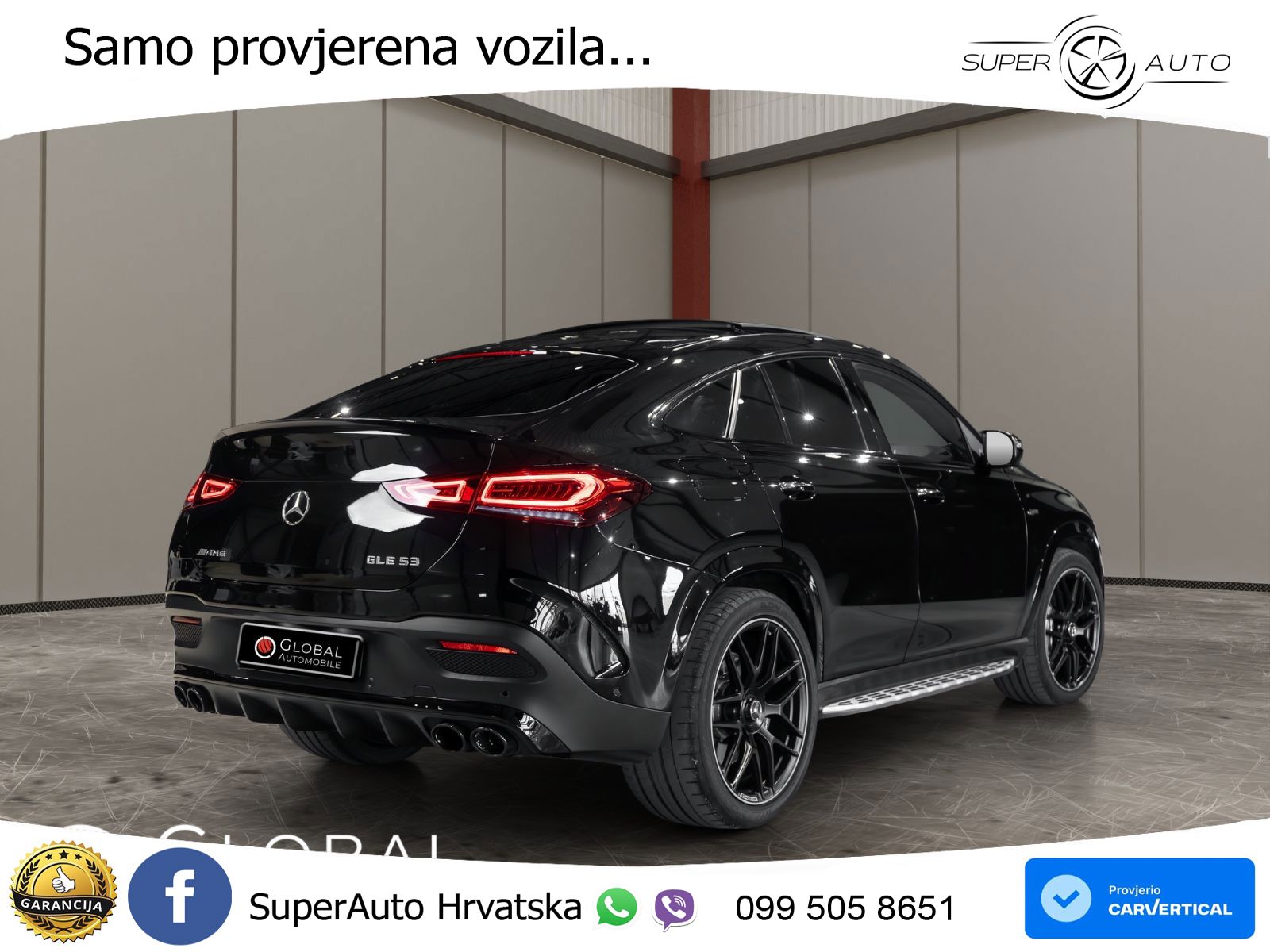 Mercedes AMG GLE Coupe 53 (435 KS) EQ Boost 4MATIC+ AMG SPEEDSHIFT TCT 9G ACC+HEAD+4xGR SJED+360+PANO