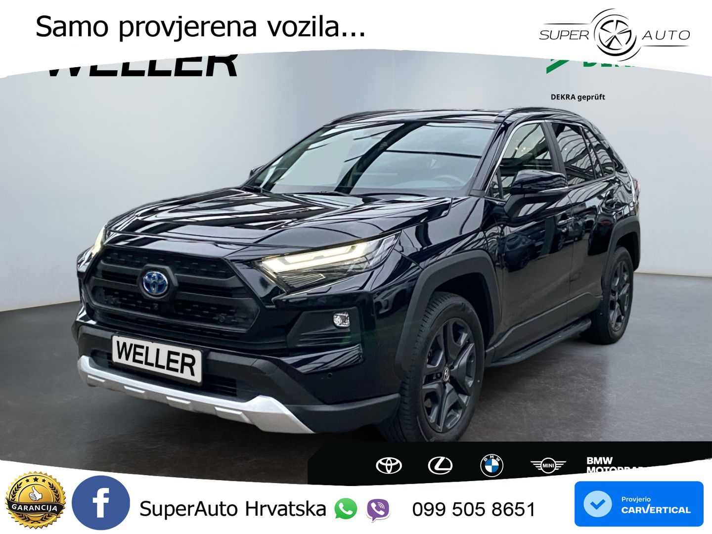 Toyota RAV4 2.5 (222 KS) Hybrid AWD-i eCVT LED+GR SJED+ACC