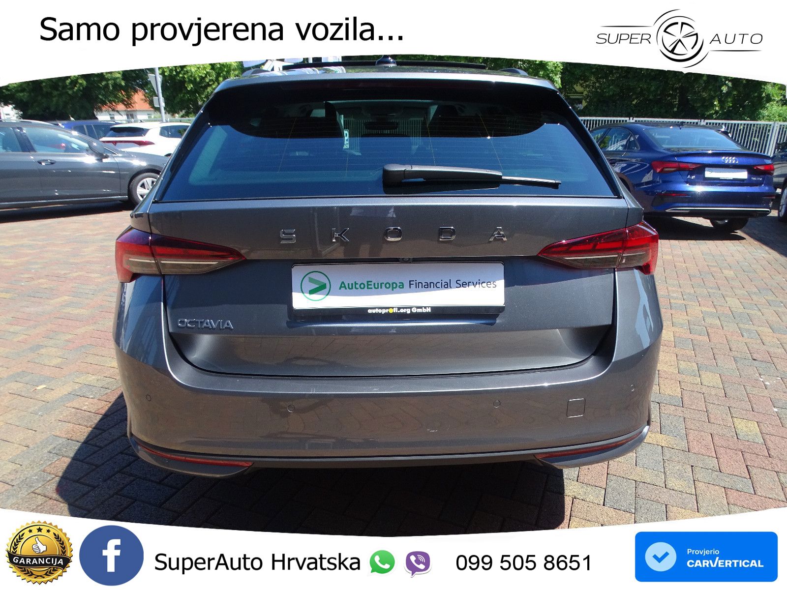 Škoda Octavia Combi 2.0 TDI (150 KS) DSG LED+GR SJED+ACC