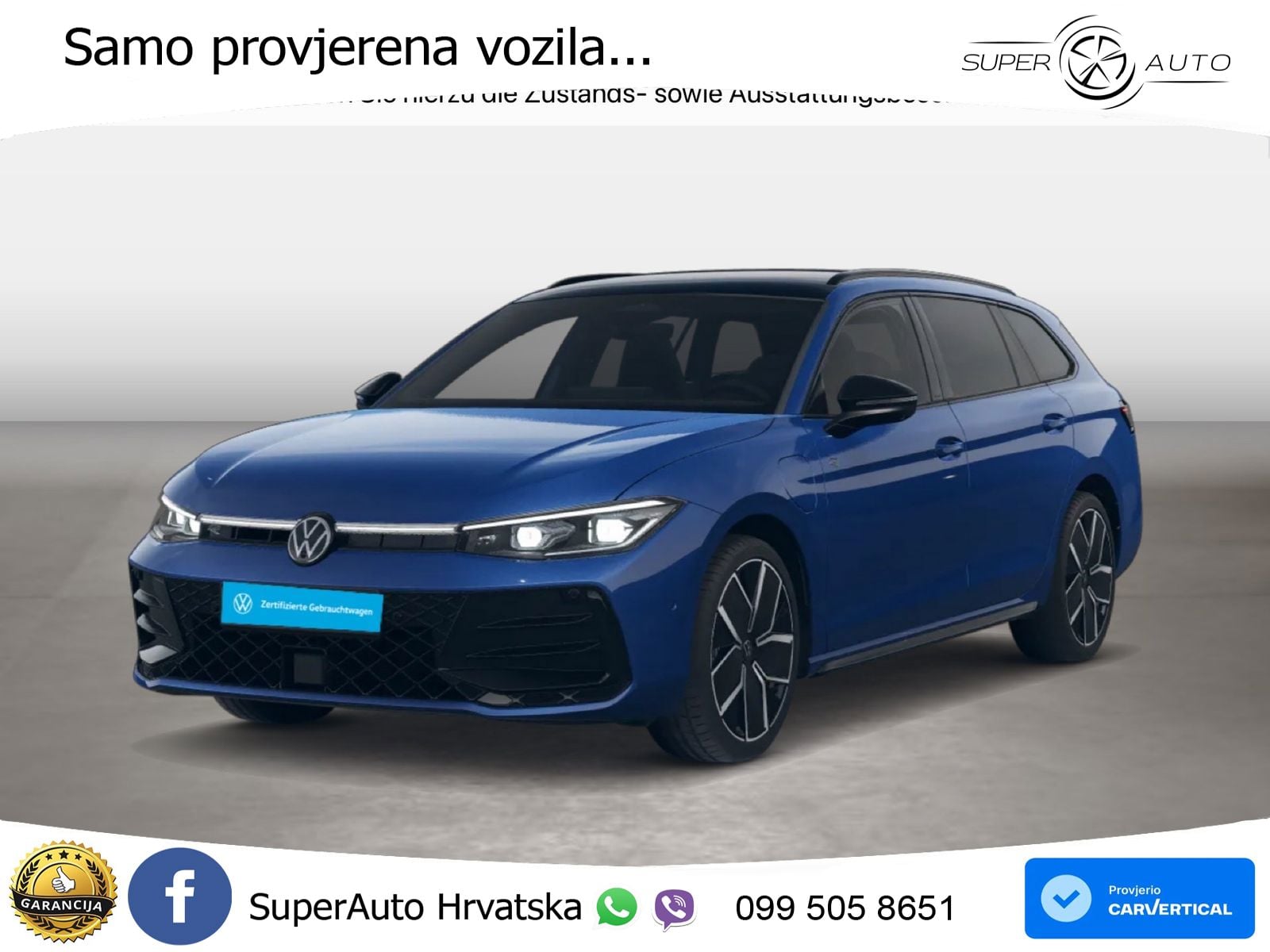 Volkswagen Passat Variant 1.5 TSI (204 KS) eHybrid DSG R-Line LED+GR SJED+ACC