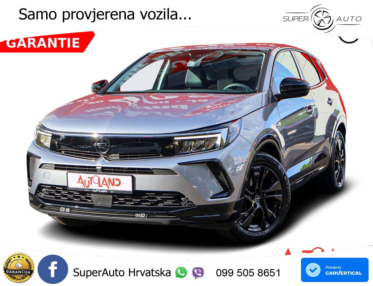 Opel Grandland 1.2 Turbo (136 KS)  e-DCT GS LED+GR SJED+ACC