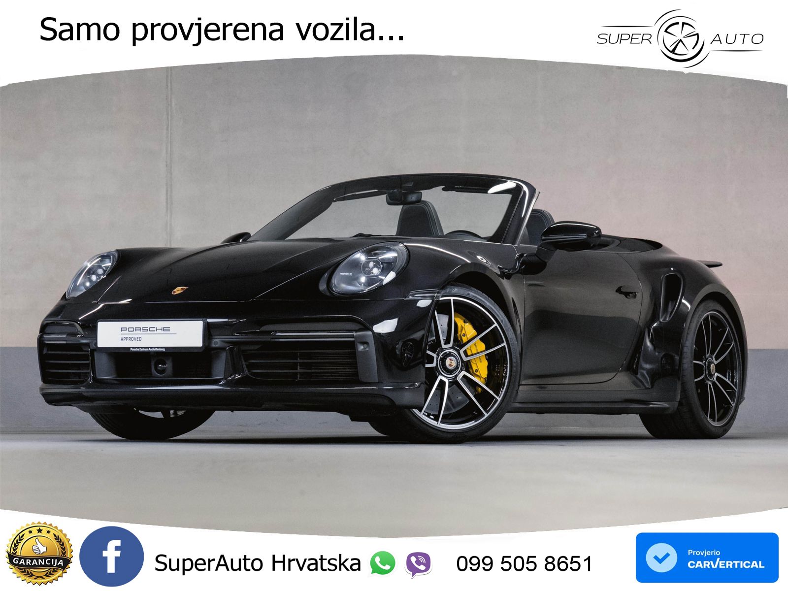 Porsche 911 Turbo S Cabriolet 3.8 (650 KS) PDK LED+GR SJED+ACC