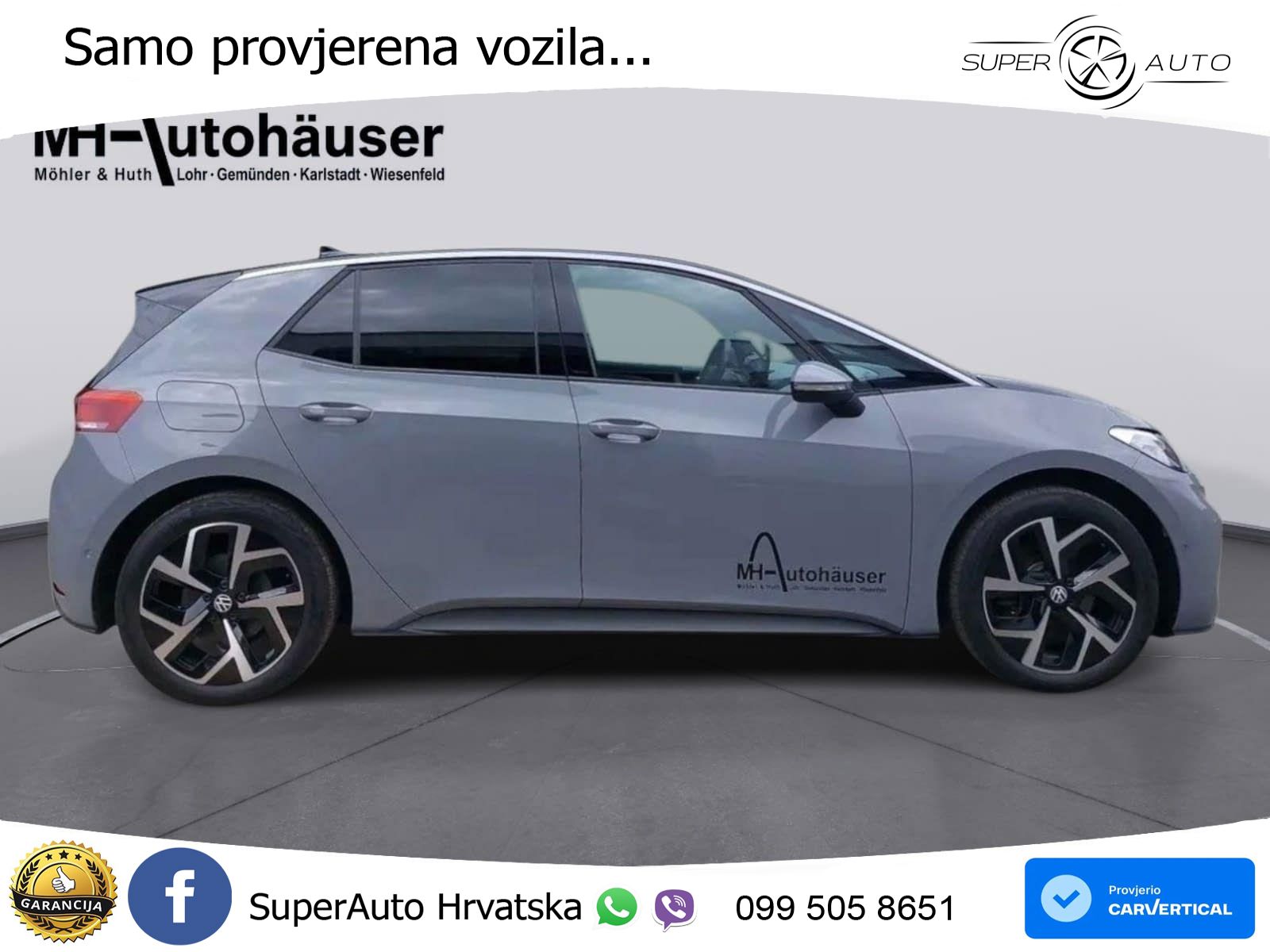 Volkswagen ID.3 Pro 62 kWh (204 KS) LED+GR SJED+ACC
