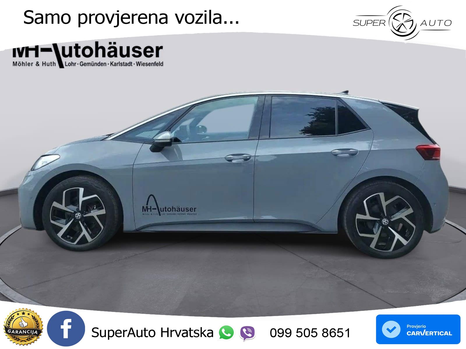 Volkswagen ID.3 Pro 62 kWh (204 KS) LED+GR SJED+ACC