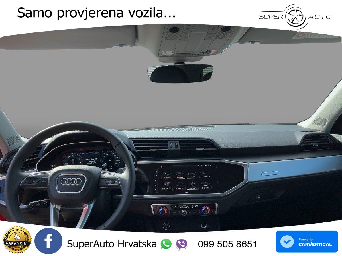 Audi Q3 35 TFSI (150 KS) S tronic advanced LED+GR SJED+ACC