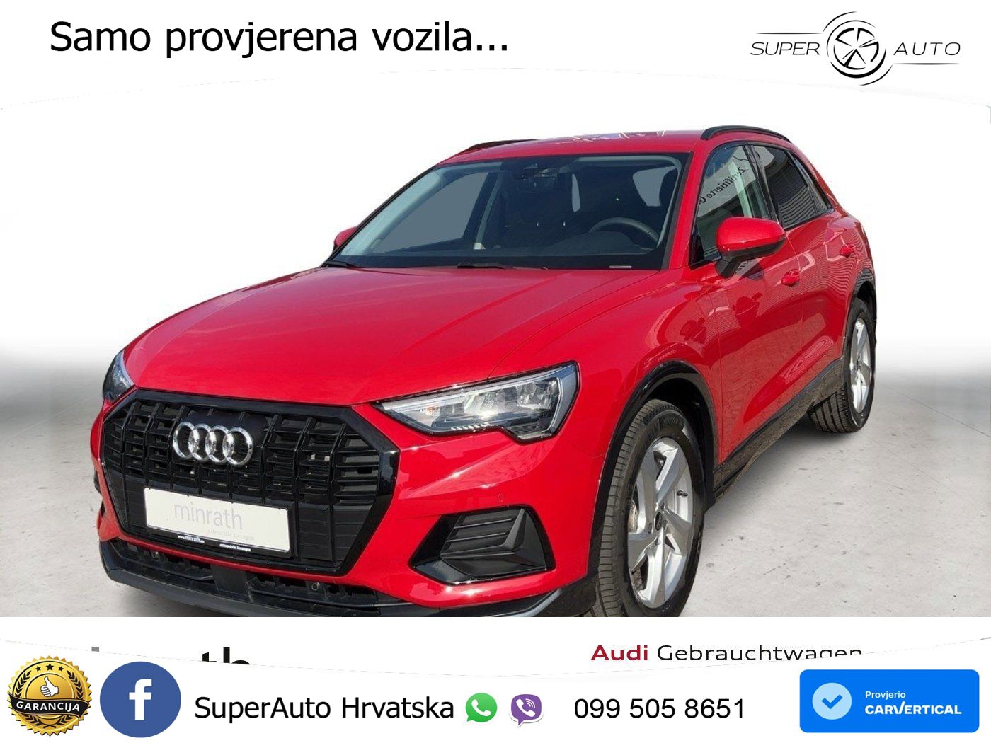 Audi Q3 35 TFSI (150 KS) S tronic advanced LED+GR SJED+ACC