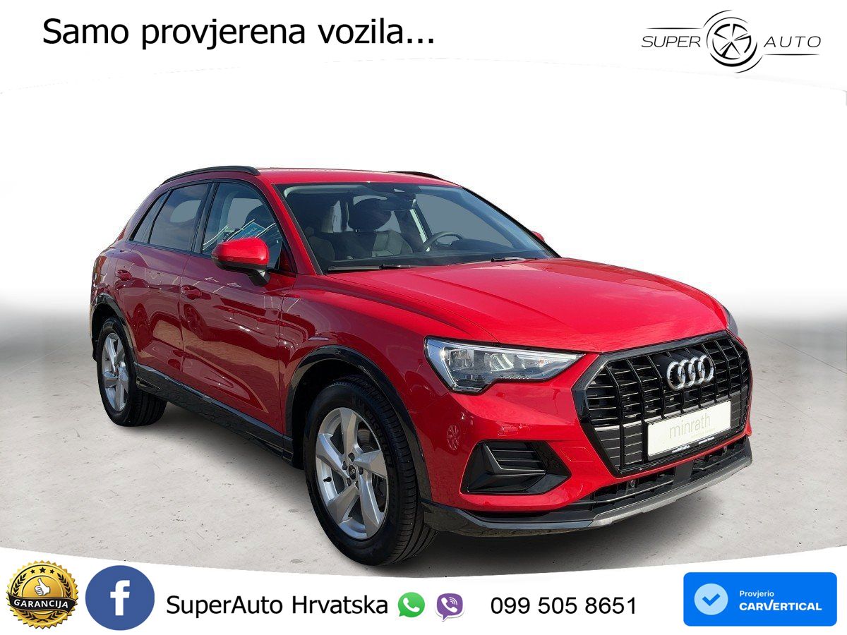 Audi Q3 35 TFSI (150 KS) S tronic advanced LED+GR SJED+ACC