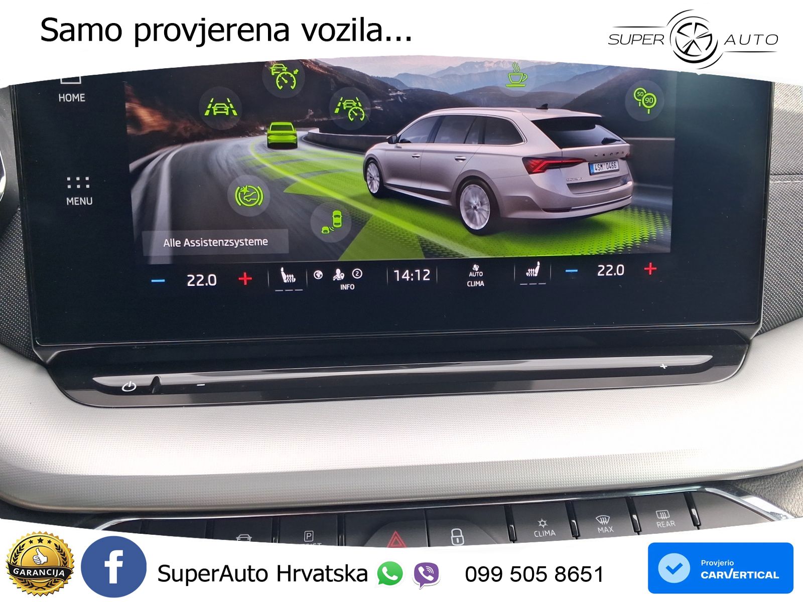 Škoda Octavia Combi 1.5 TSI EVO e-TEC (150 KS) DSG MATRIX+GR SJED+KAM