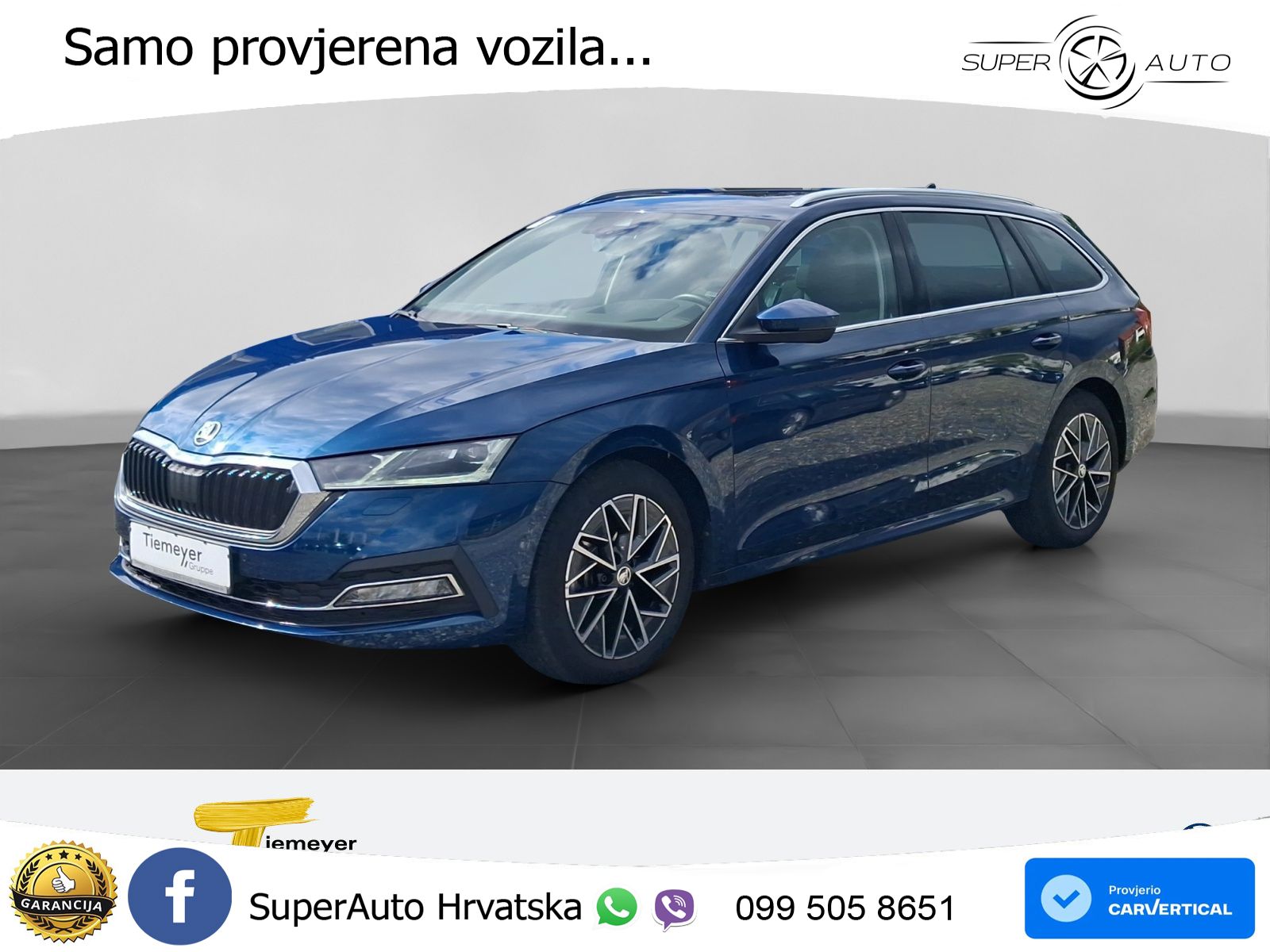 Škoda Octavia Combi 1.5 TSI EVO e-TEC (150 KS) DSG MATRIX+GR SJED+KAM