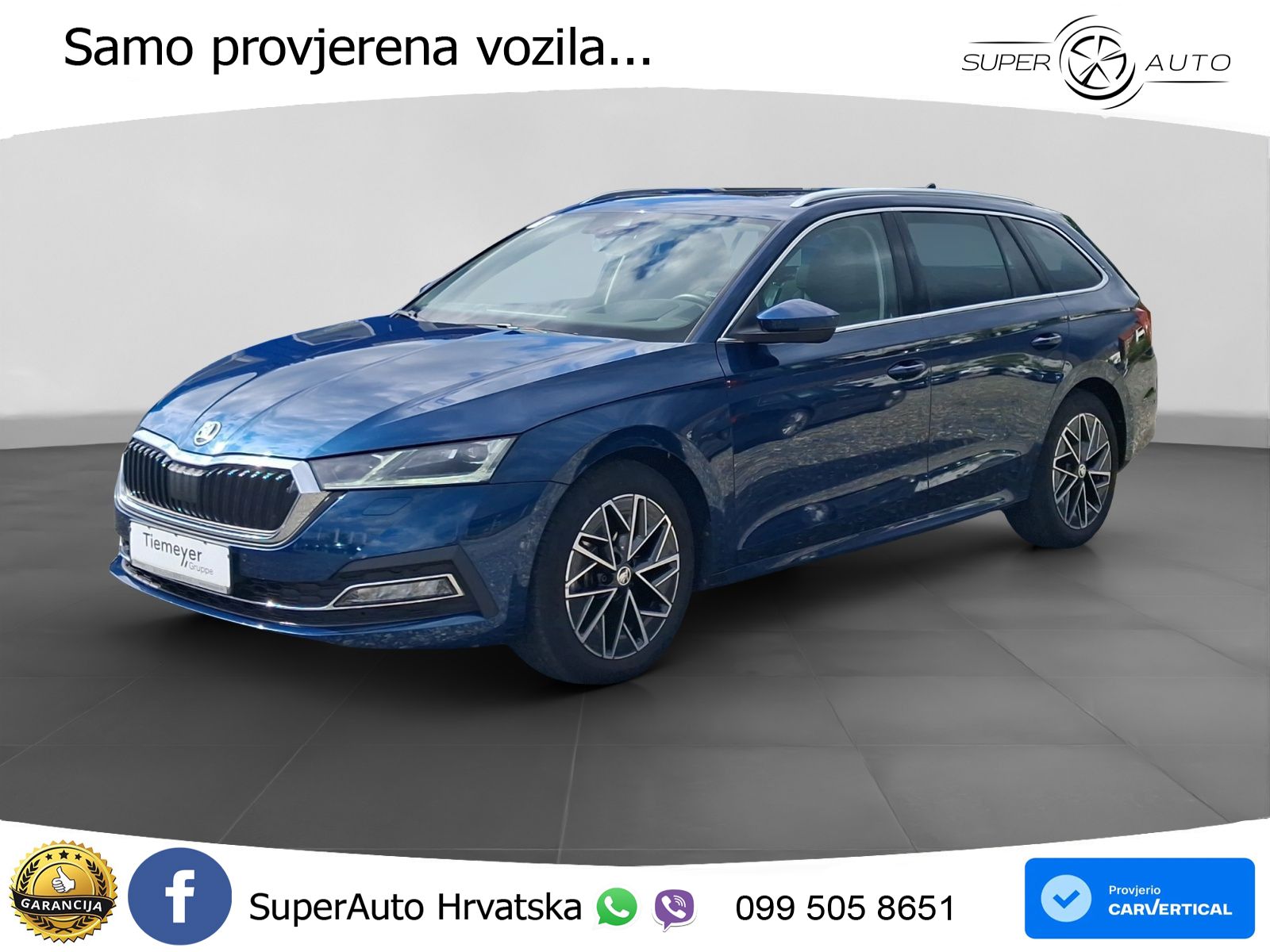 Škoda Octavia Combi 1.5 TSI EVO e-TEC (150 KS) DSG MATRIX+GR SJED+KAM