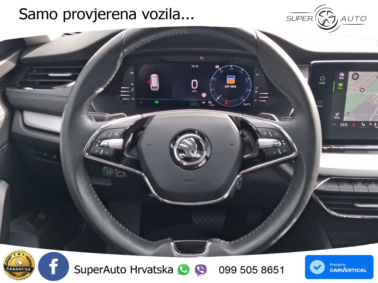 Škoda Octavia Combi 1.5 TSI EVO e-TEC (150 KS) DSG MATRIX+GR SJED+KAM