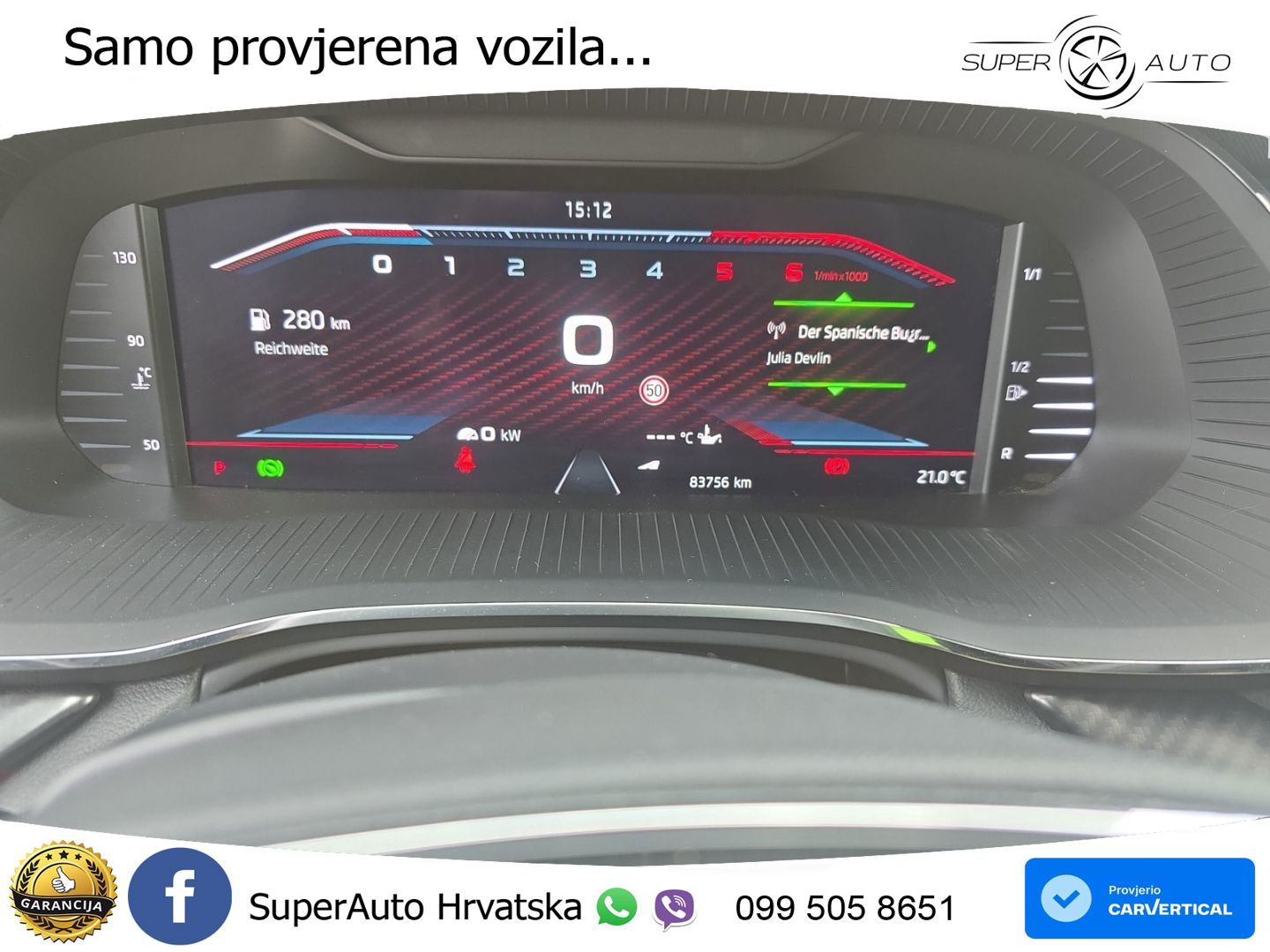 Škoda Octavia Combi RS 2.0 TDI (200 KS) DSG