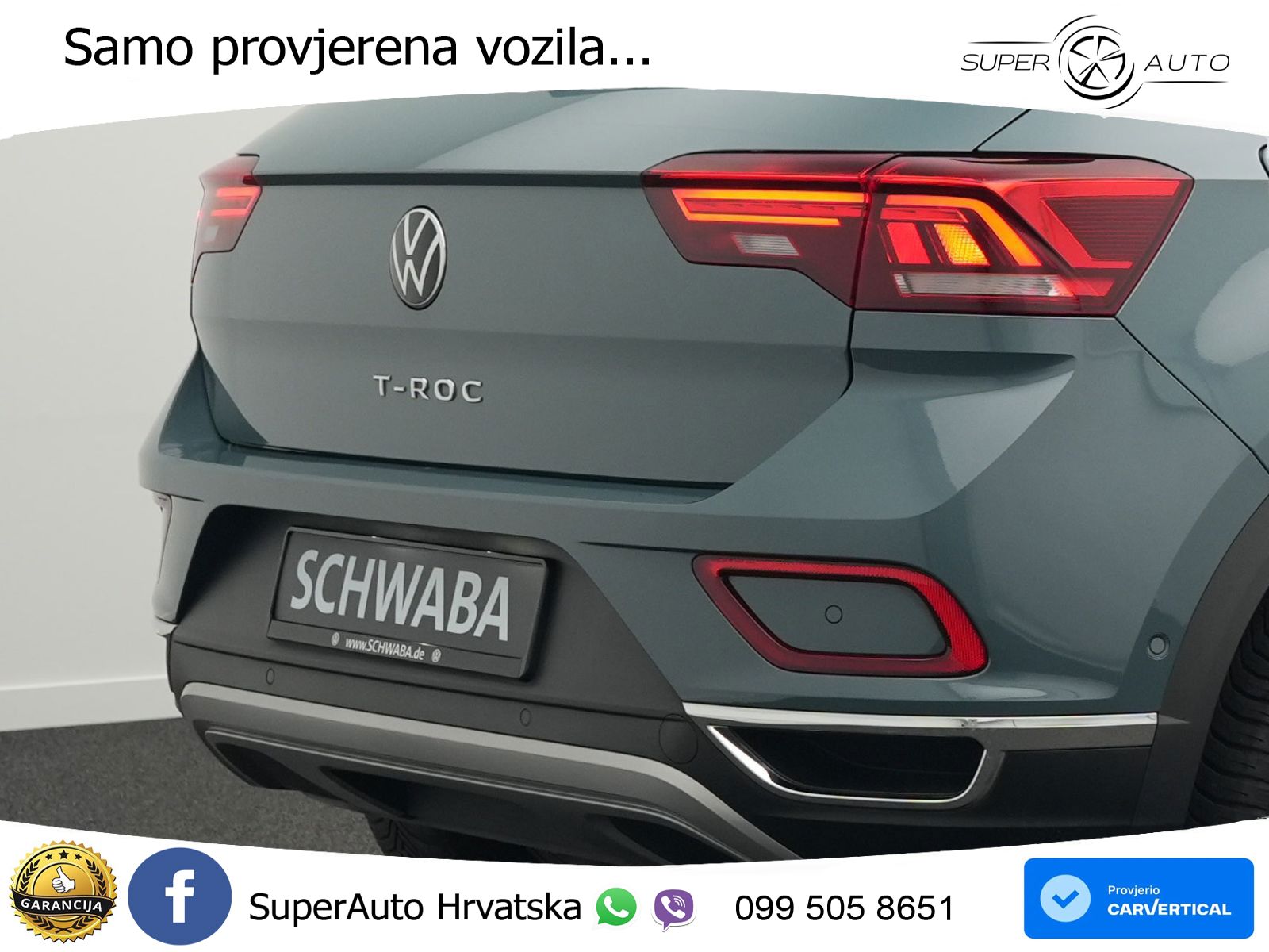 Volkswagen T-Roc I 2.0 TDI (150 KS) DSG LED+GR SJED+ACC