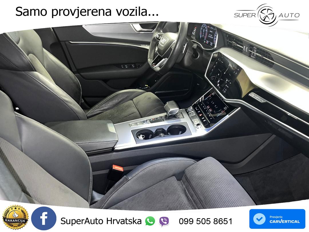Audi A6 55 TFSI V6 (340 KS) quattro S tronic S line ZRAČNI+ACC+GR SJED+360