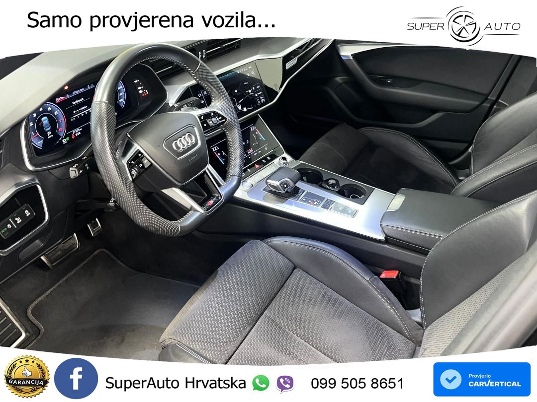 Audi A6 55 TFSI V6 (340 KS) quattro S tronic S line ZRAČNI+ACC+GR SJED+360