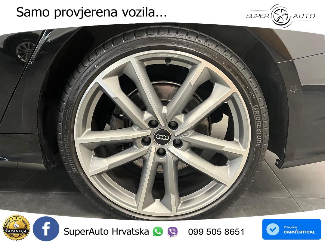 Audi A6 55 TFSI V6 (340 KS) quattro S tronic S line ZRAČNI+ACC+GR SJED+360