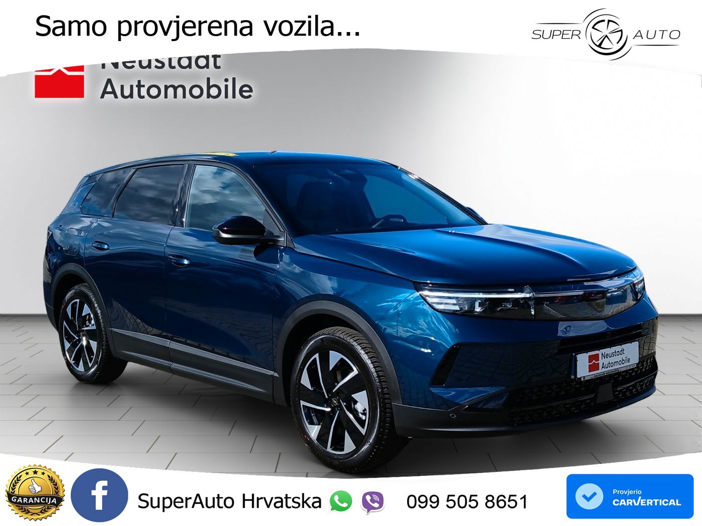 Opel Grandland 1.2 Turbo (145 KS) Hybrid eDCT GS LED+GR SJED+ACC