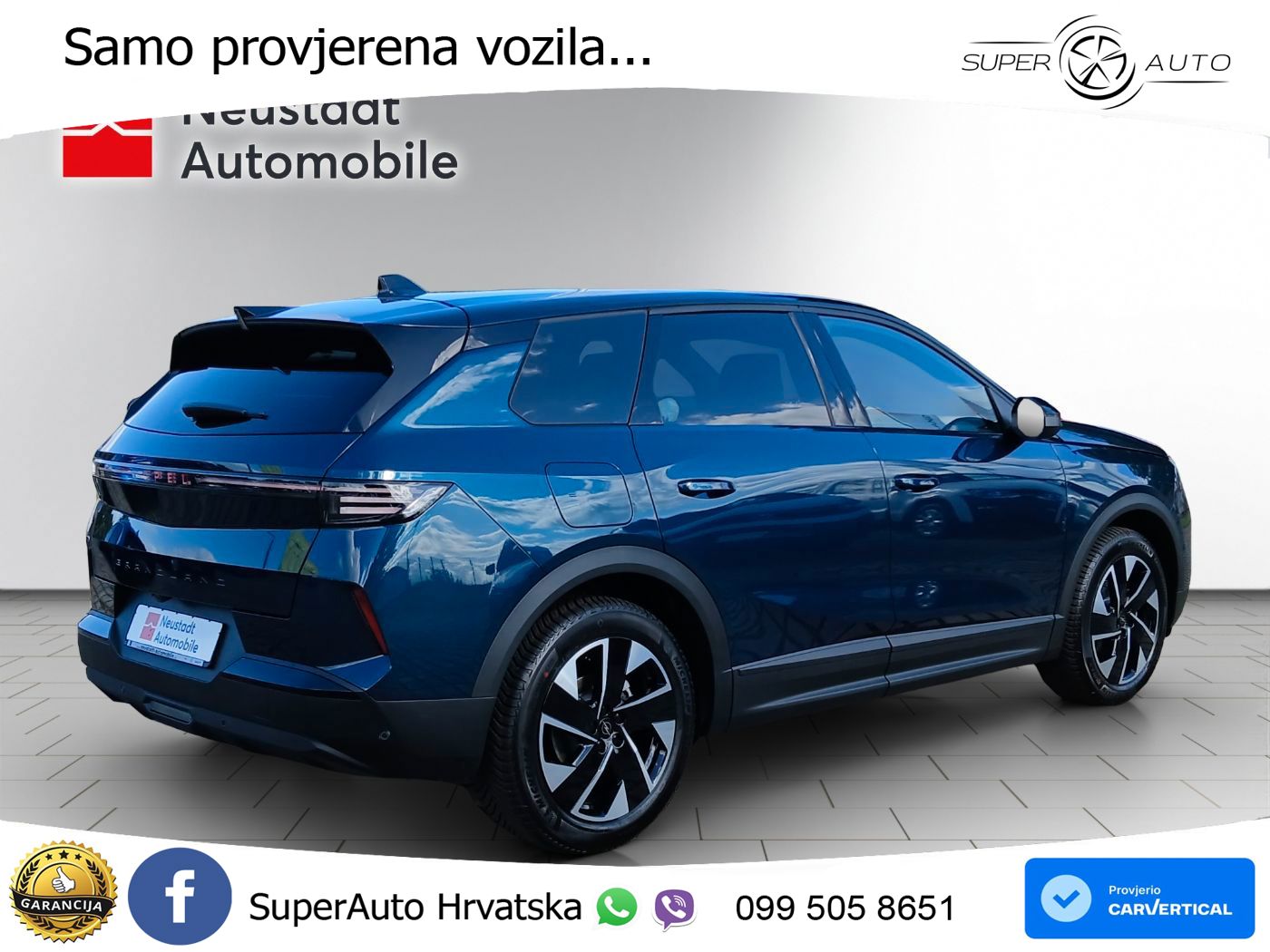 Opel Grandland 1.2 Turbo (145 KS) Hybrid eDCT GS LED+GR SJED+ACC