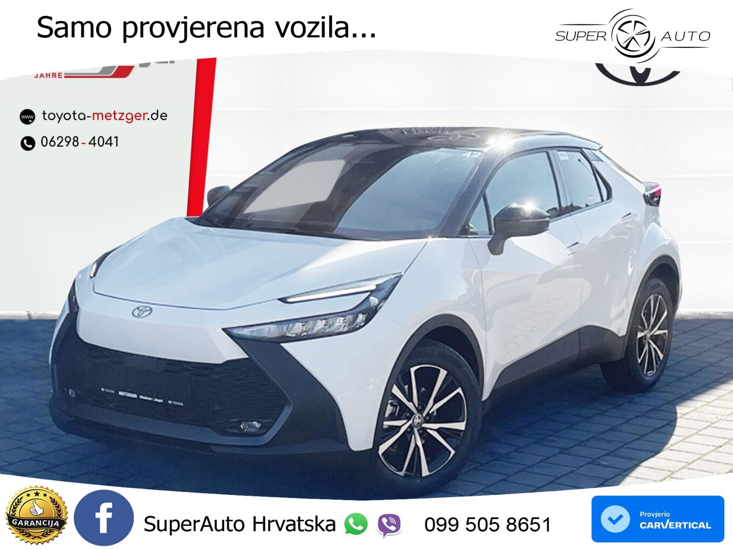 Toyota C-HR 2.0 (198 KS) Hybrid e-CVT Teamplayer LED+GR SJED+ACC