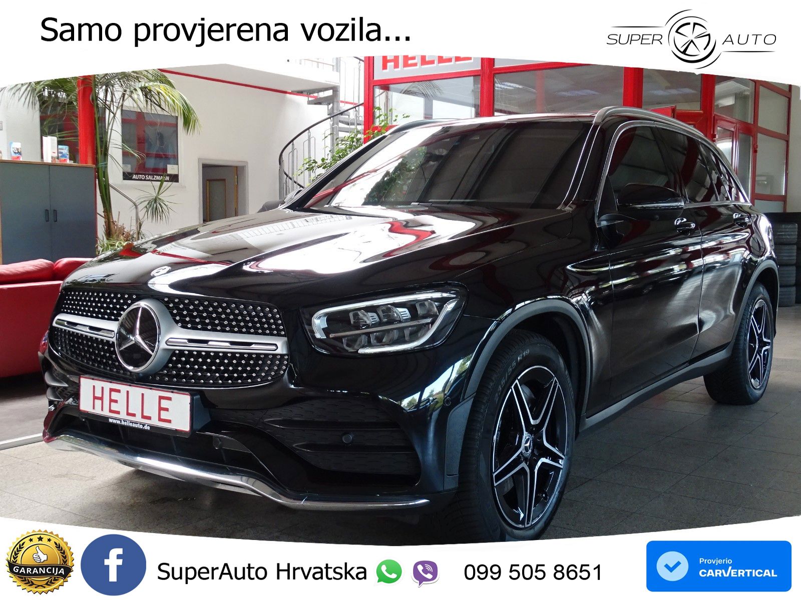 Mercedes GLC 220d (194 KS) 4MATIC G-TRONIC AMG ACC+GR SJED+360+PANO