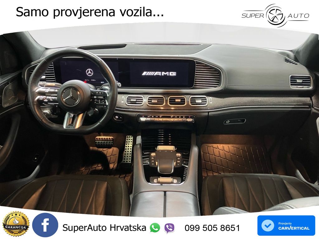 Mercedes AMG GLE 63 S V8 (612 KS) EQ Boost 4MATIC+ AMG SPEEDSHIFT TCT 9G ACC+HEAD+4xGR SJED+360+PANO
