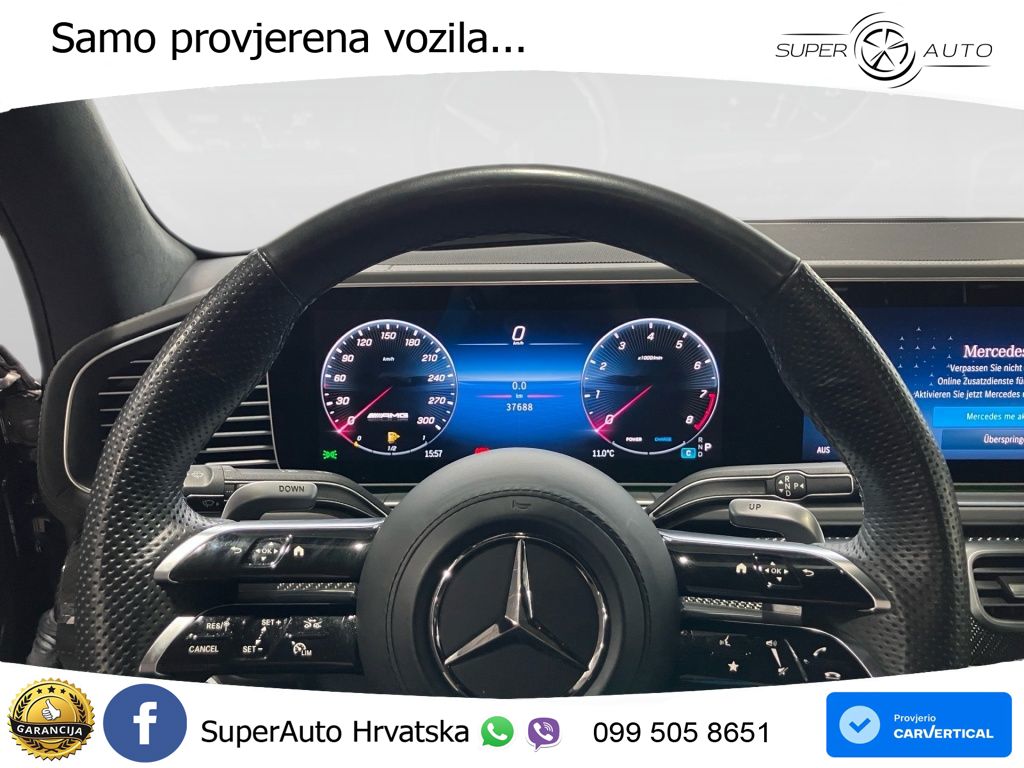 Mercedes AMG GLE 63 S V8 (612 KS) EQ Boost 4MATIC+ AMG SPEEDSHIFT TCT 9G ACC+HEAD+4xGR SJED+360+PANO