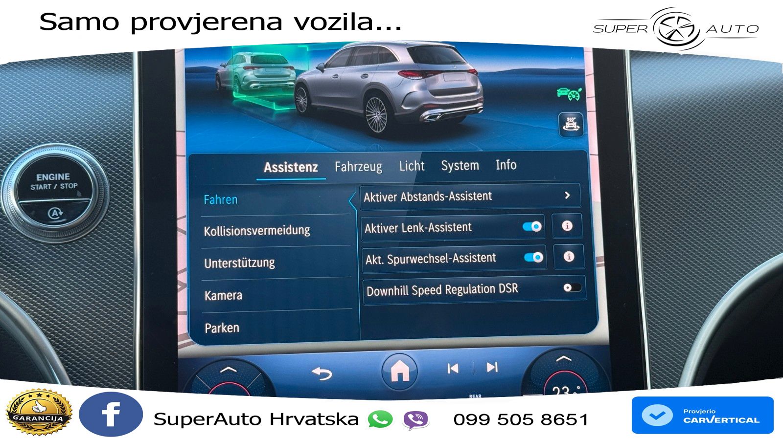 Mercedes GLC 220d (197 KS) 4MATIC 9G-TRONIC ACC+GR SJED+360+PANO