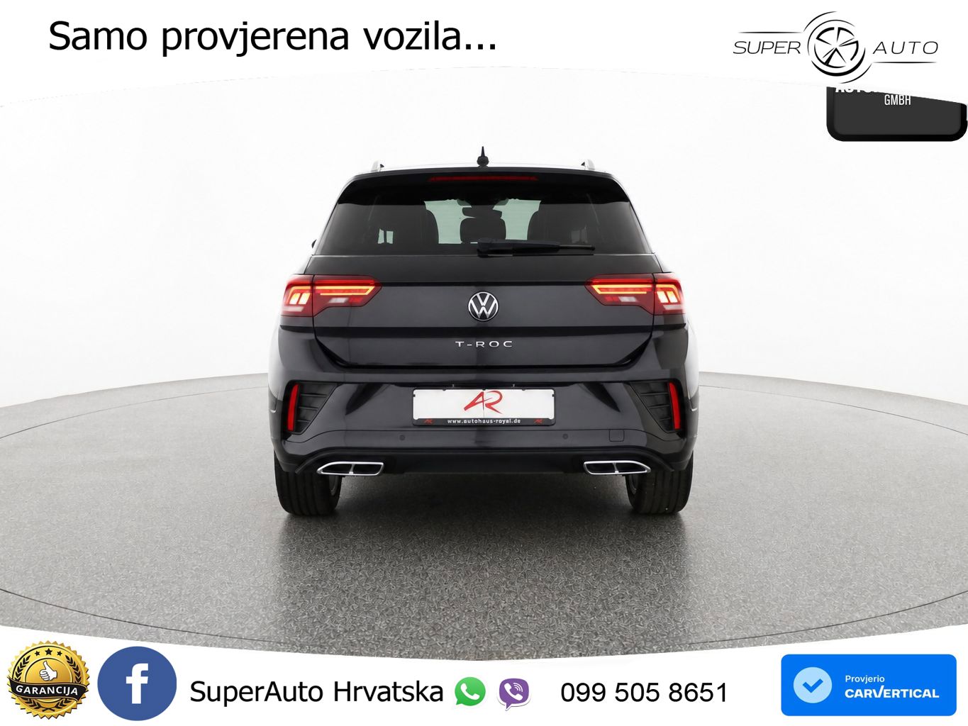 Volkswagen T-Roc 1.5 TSI (150 KS) DSG R-Line LED+GR SJED+ACC