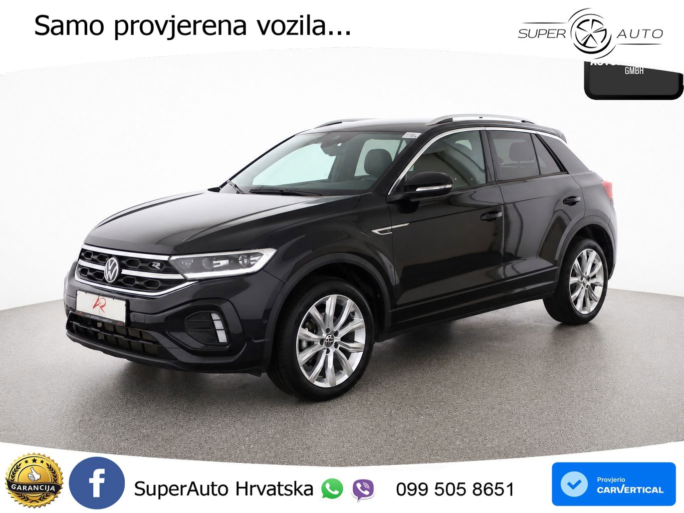 Volkswagen T-Roc 1.5 TSI (150 KS) DSG R-Line LED+GR SJED+ACC