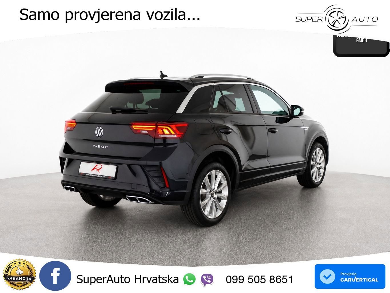 Volkswagen T-Roc 1.5 TSI (150 KS) DSG R-Line LED+GR SJED+ACC