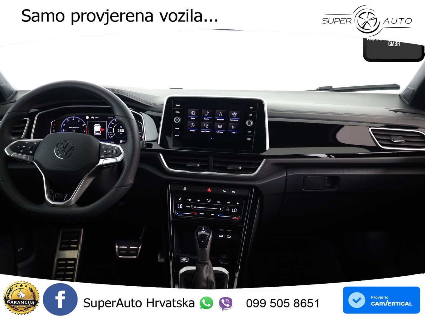 Volkswagen T-Roc 1.5 TSI (150 KS) DSG R-Line LED+GR SJED+ACC