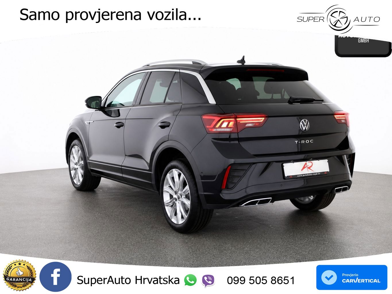 Volkswagen T-Roc 1.5 TSI (150 KS) DSG R-Line LED+GR SJED+ACC