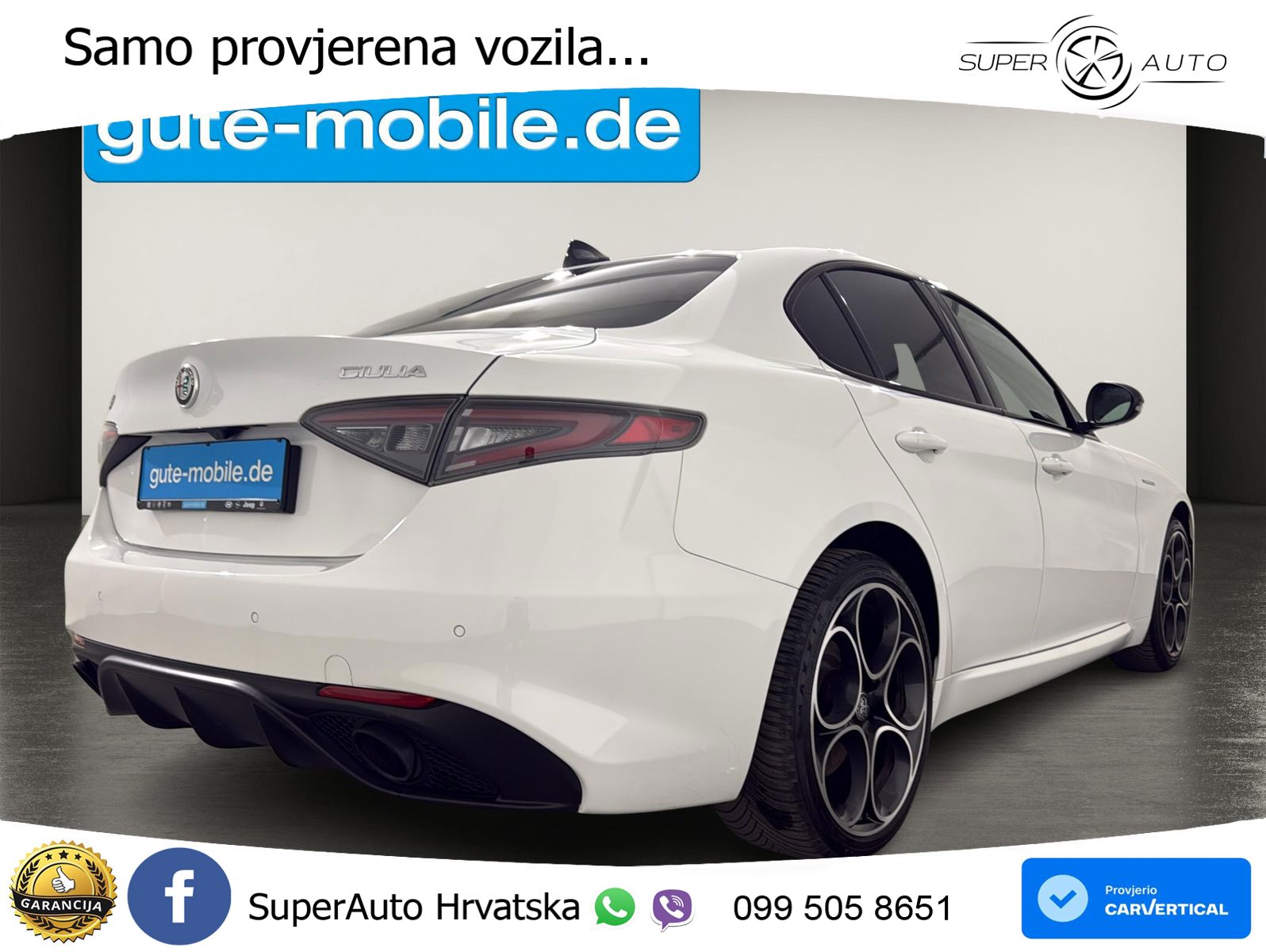 Alfa Romeo Giulia 2.0 Turbo (280 KS) Q4 Automatic MATRIX+GR SJED+KAM