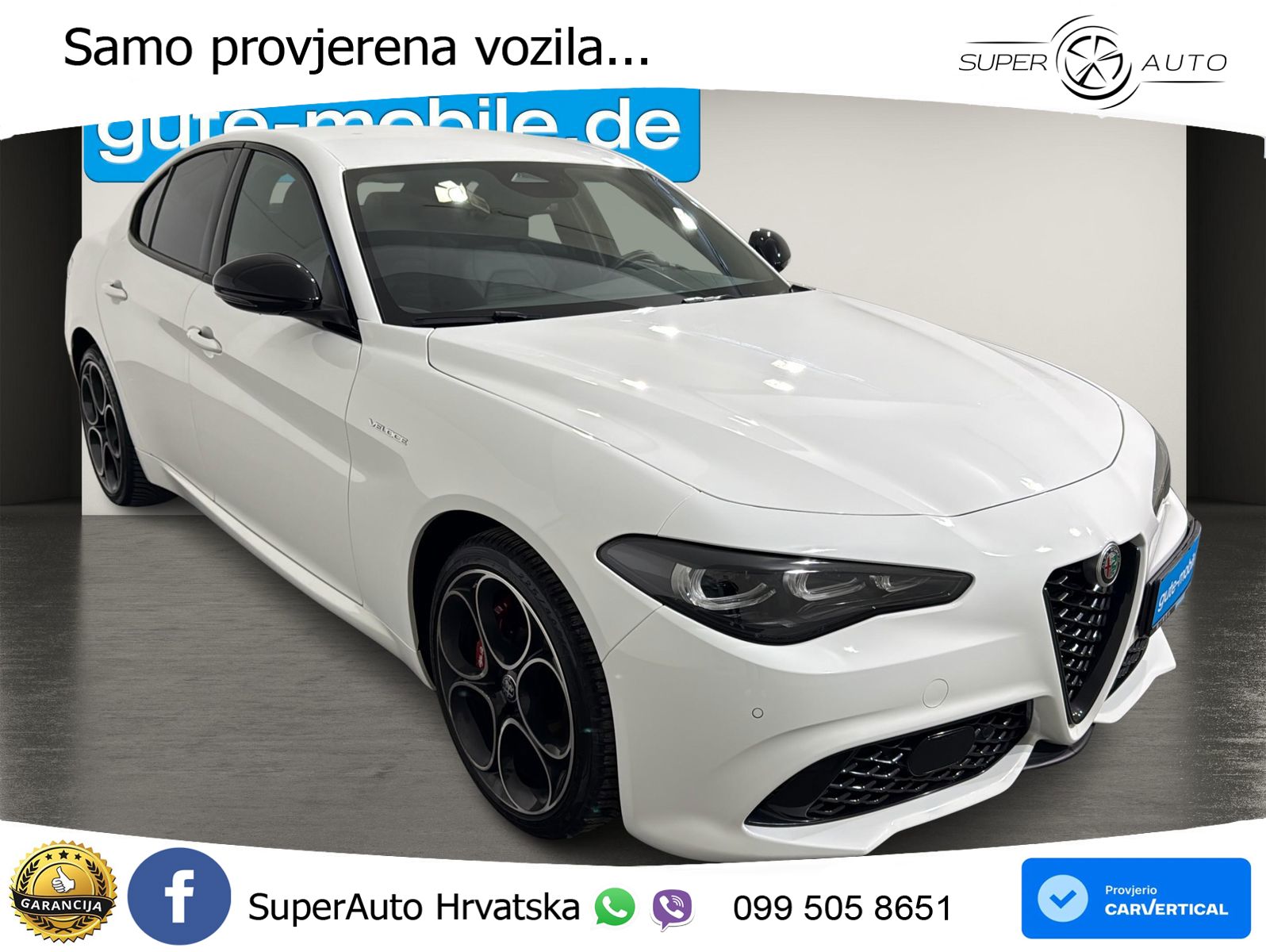 Alfa Romeo Giulia 2.0 Turbo (280 KS) Q4 Automatic MATRIX+GR SJED+KAM