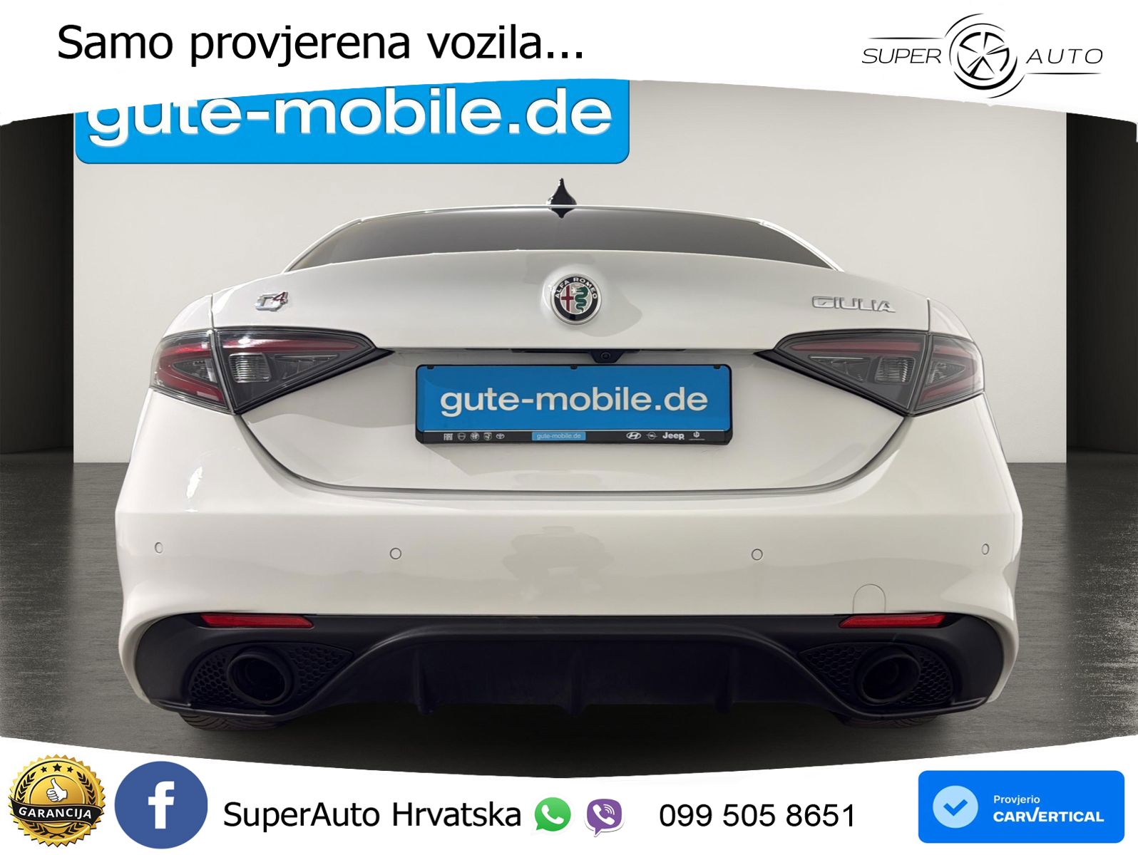 Alfa Romeo Giulia 2.0 Turbo (280 KS) Q4 Automatic MATRIX+GR SJED+KAM