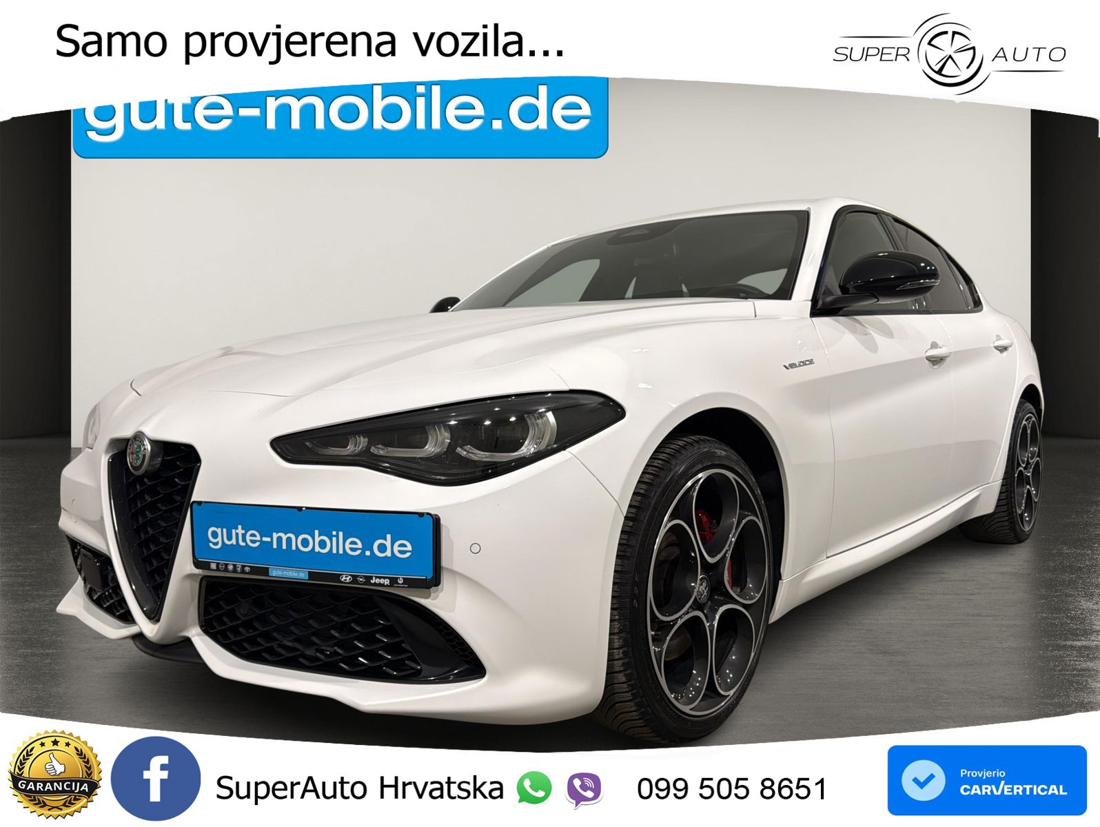 Alfa Romeo Giulia 2.0 Turbo (280 KS) Q4 Automatic MATRIX+GR SJED+KAM