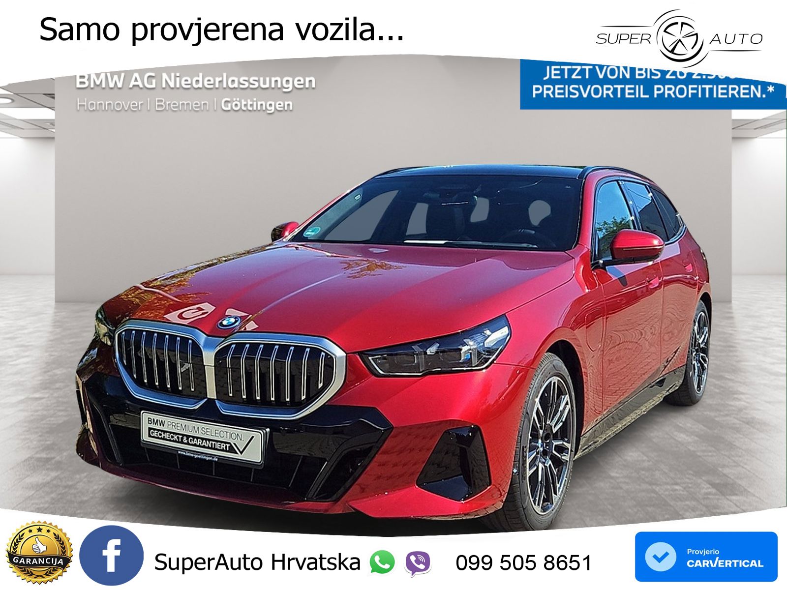 BMW 550e Touring (489 KS) xDrive Steptronic M Sport LED+GR SJED+ACC