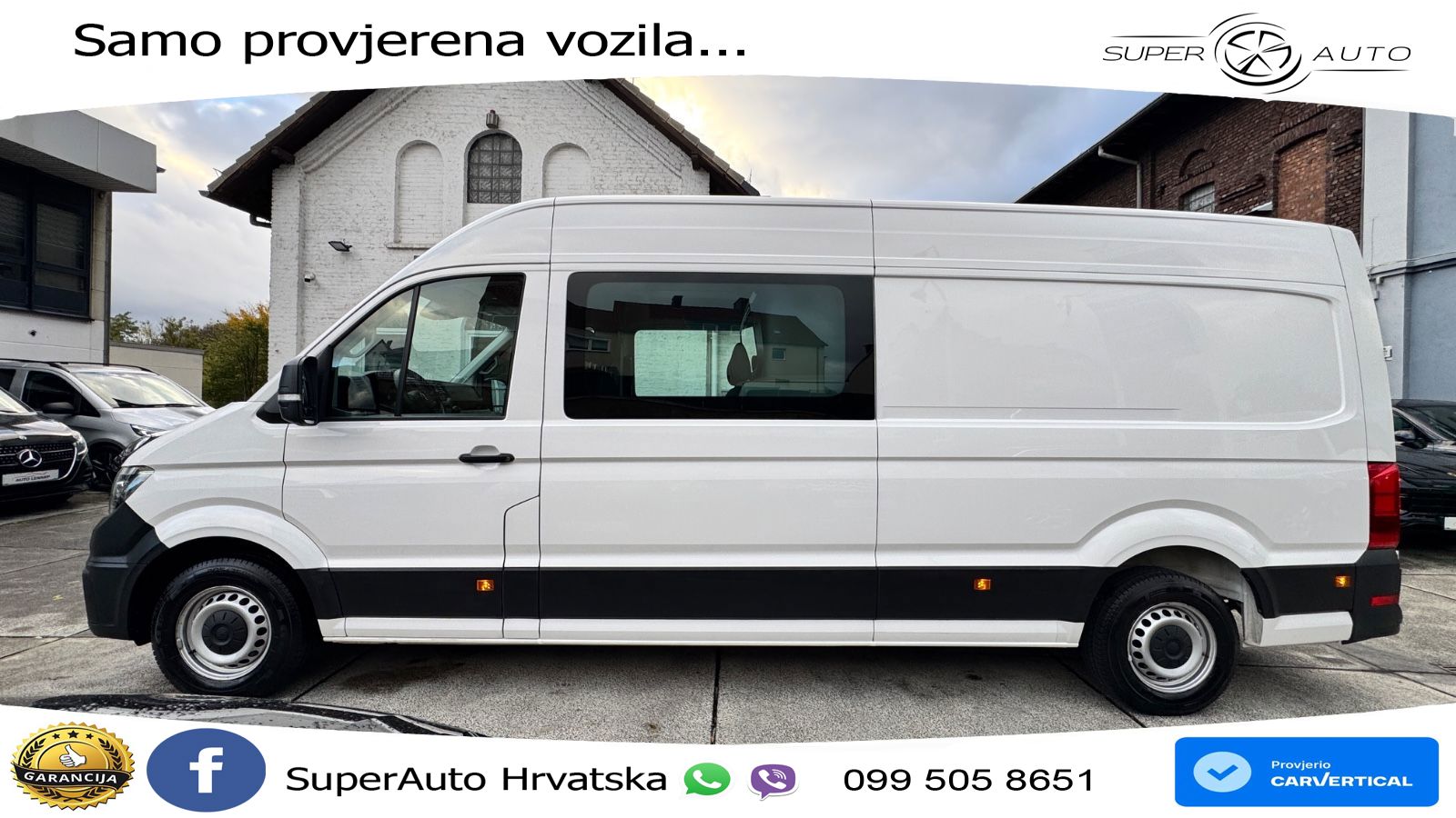Volkswagen Crafter 35 PLUS*DOKA*Lang Hochdach*6-SITZER*AHK 140 KS
