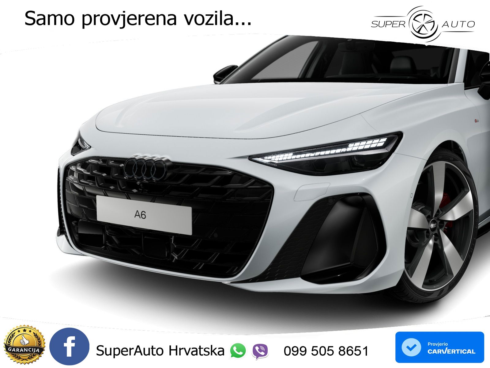 Audi A6 2.0 TDI (204 KS) quattro S tronic S line LED+GR SJED+ACC