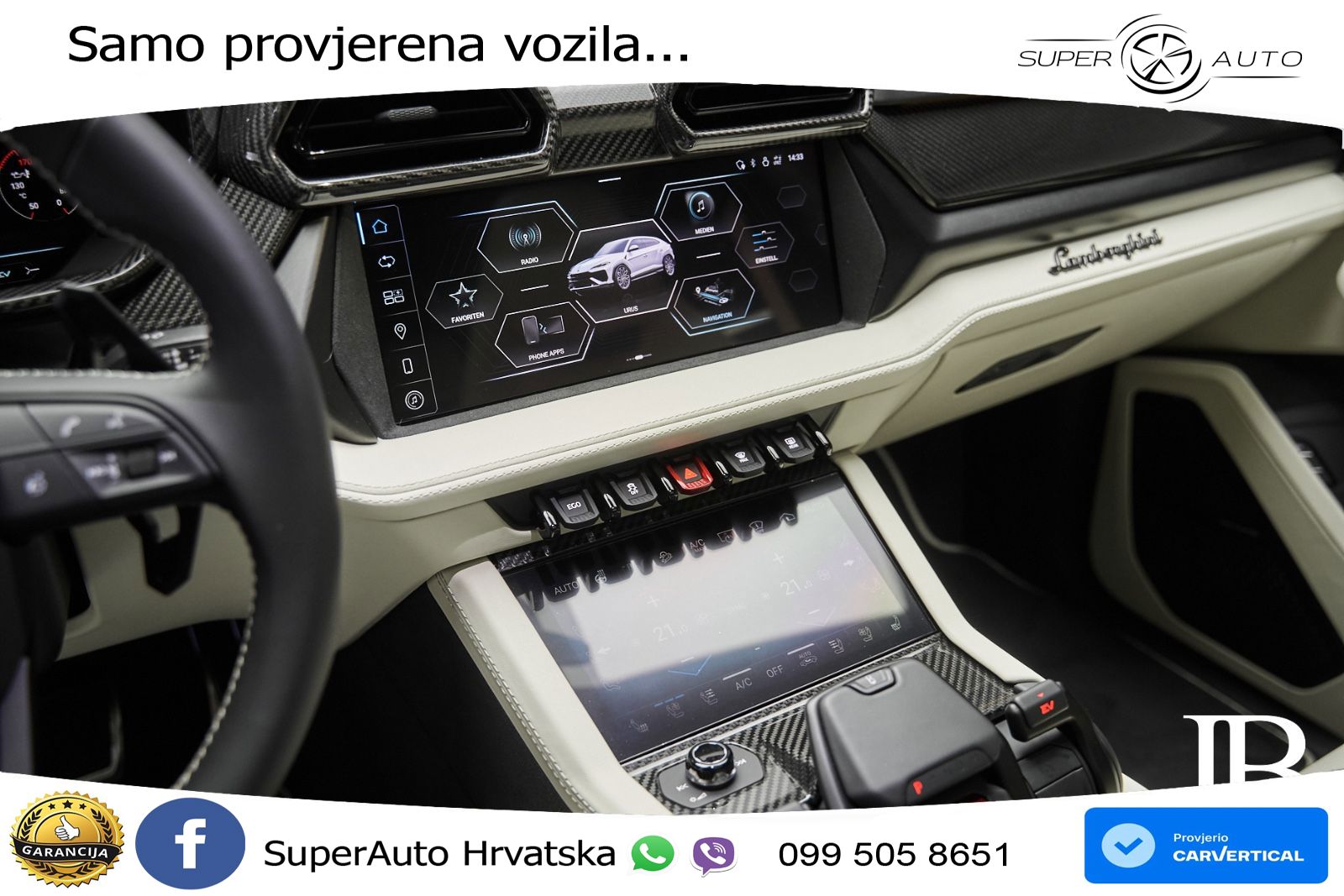 Lamborghini Urus SE 4.0 V8 (800 KS) 4WD Automatic LED+GR SJED+ACC