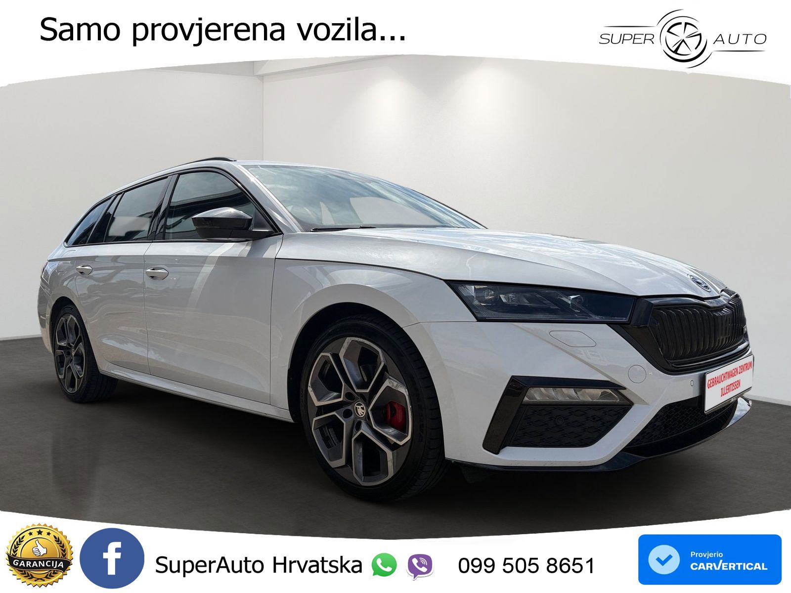 Škoda Octavia Combi RS 2.0 TDI (200 KS) 4x4 DSG LED+GR SJED+ACC