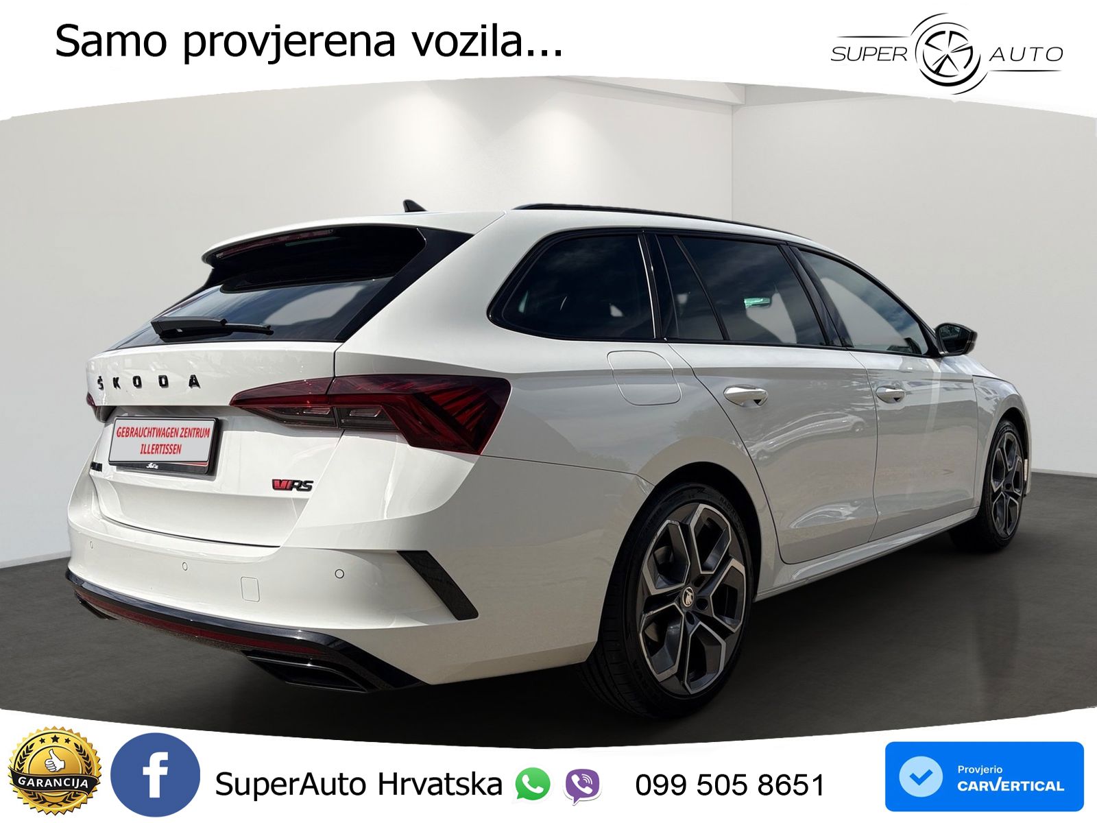 Škoda Octavia Combi RS 2.0 TDI (200 KS) 4x4 DSG LED+GR SJED+ACC