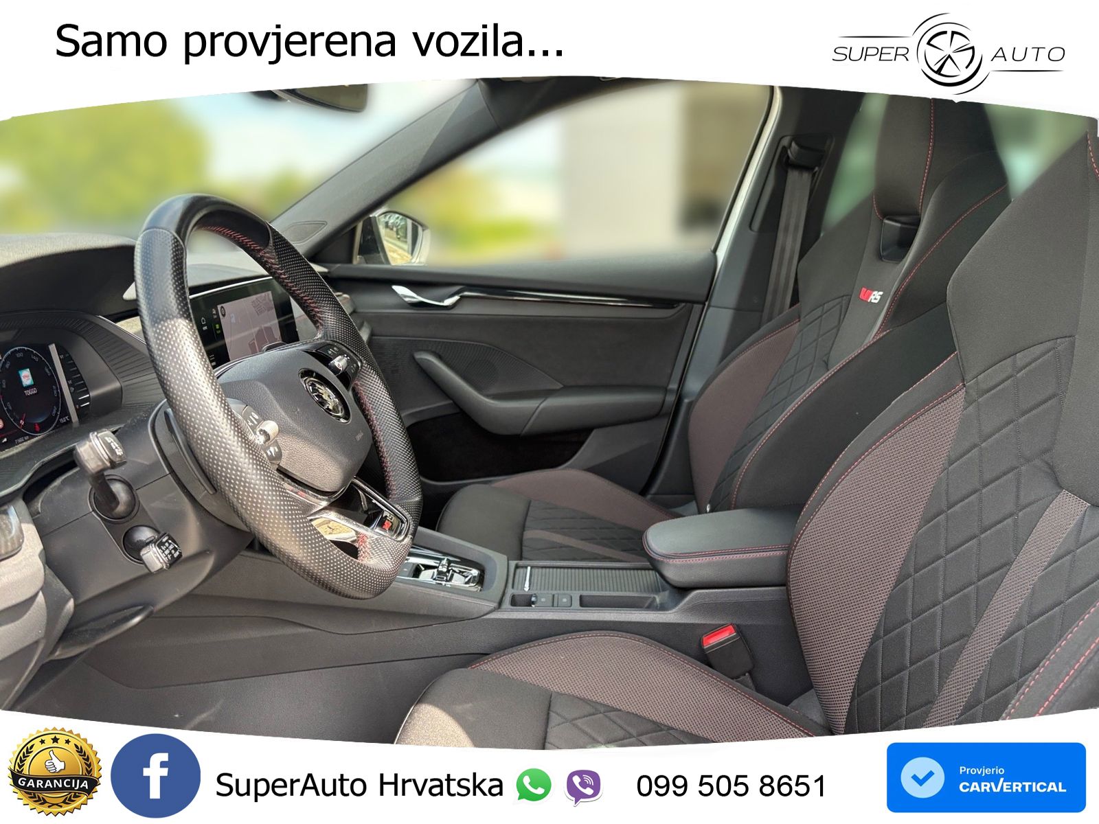 Škoda Octavia Combi RS 2.0 TDI (200 KS) 4x4 DSG LED+GR SJED+ACC