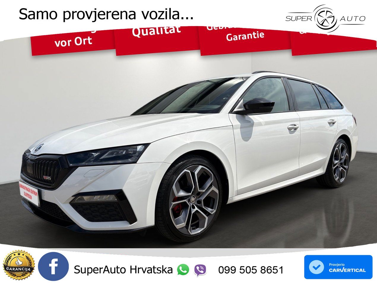 Škoda Octavia Combi RS 2.0 TDI (200 KS) 4x4 DSG LED+GR SJED+ACC
