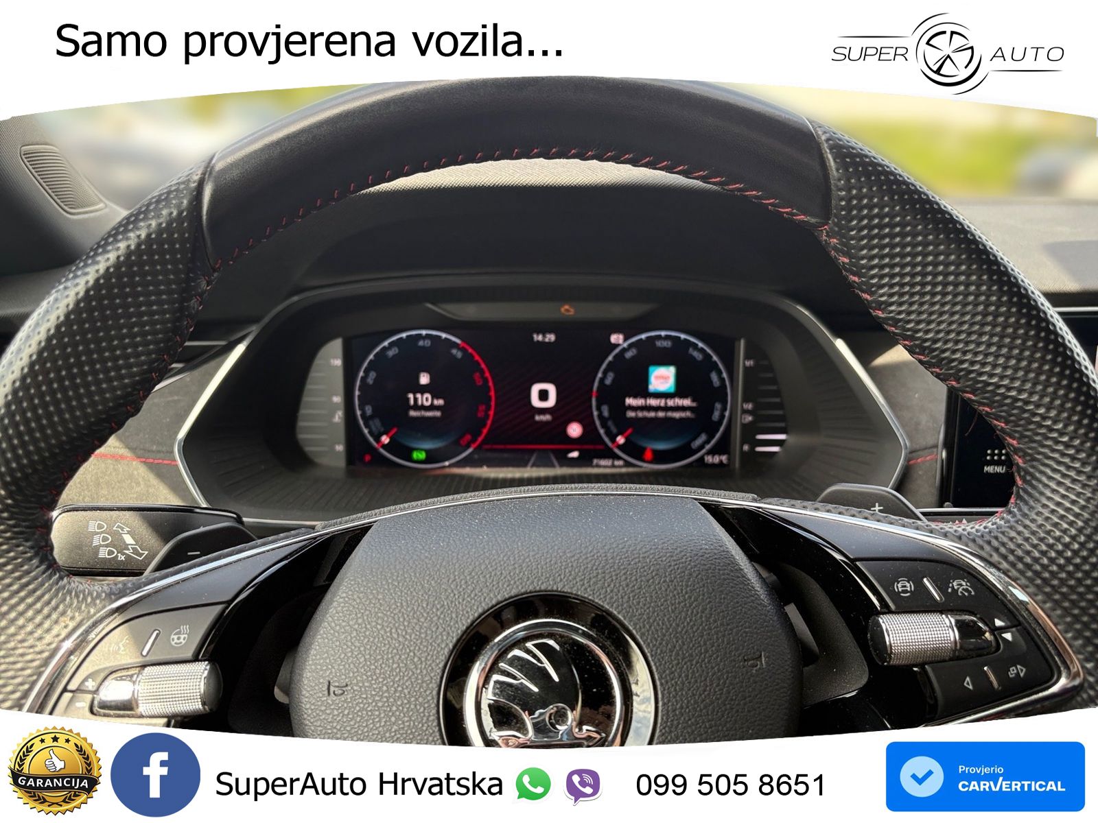 Škoda Octavia Combi RS 2.0 TDI (200 KS) 4x4 DSG LED+GR SJED+ACC