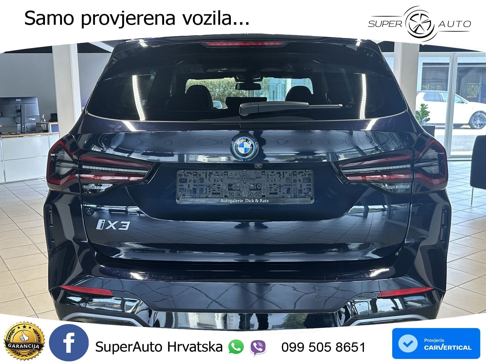 BMW iX3 80 kWh (286 KS) M Sport LED+GR SJED+ACC