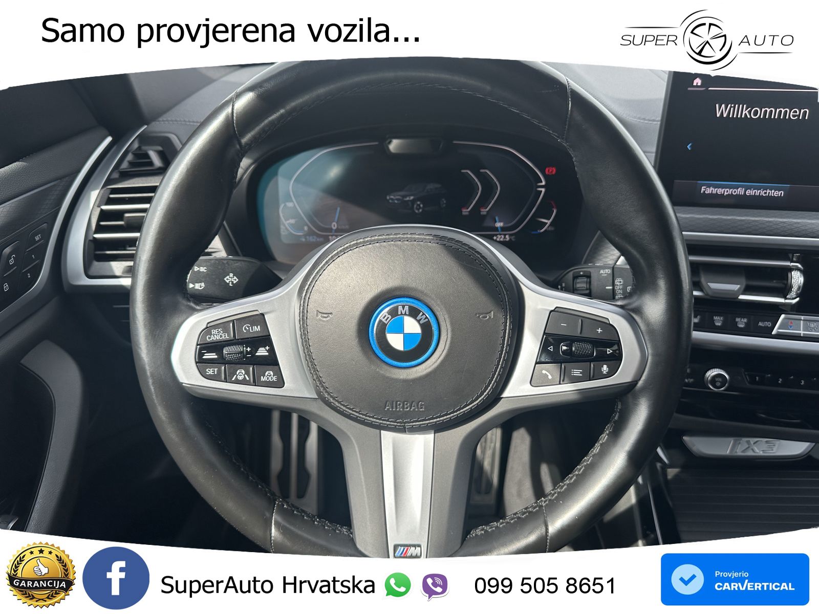 BMW iX3 80 kWh (286 KS) M Sport LED+GR SJED+ACC