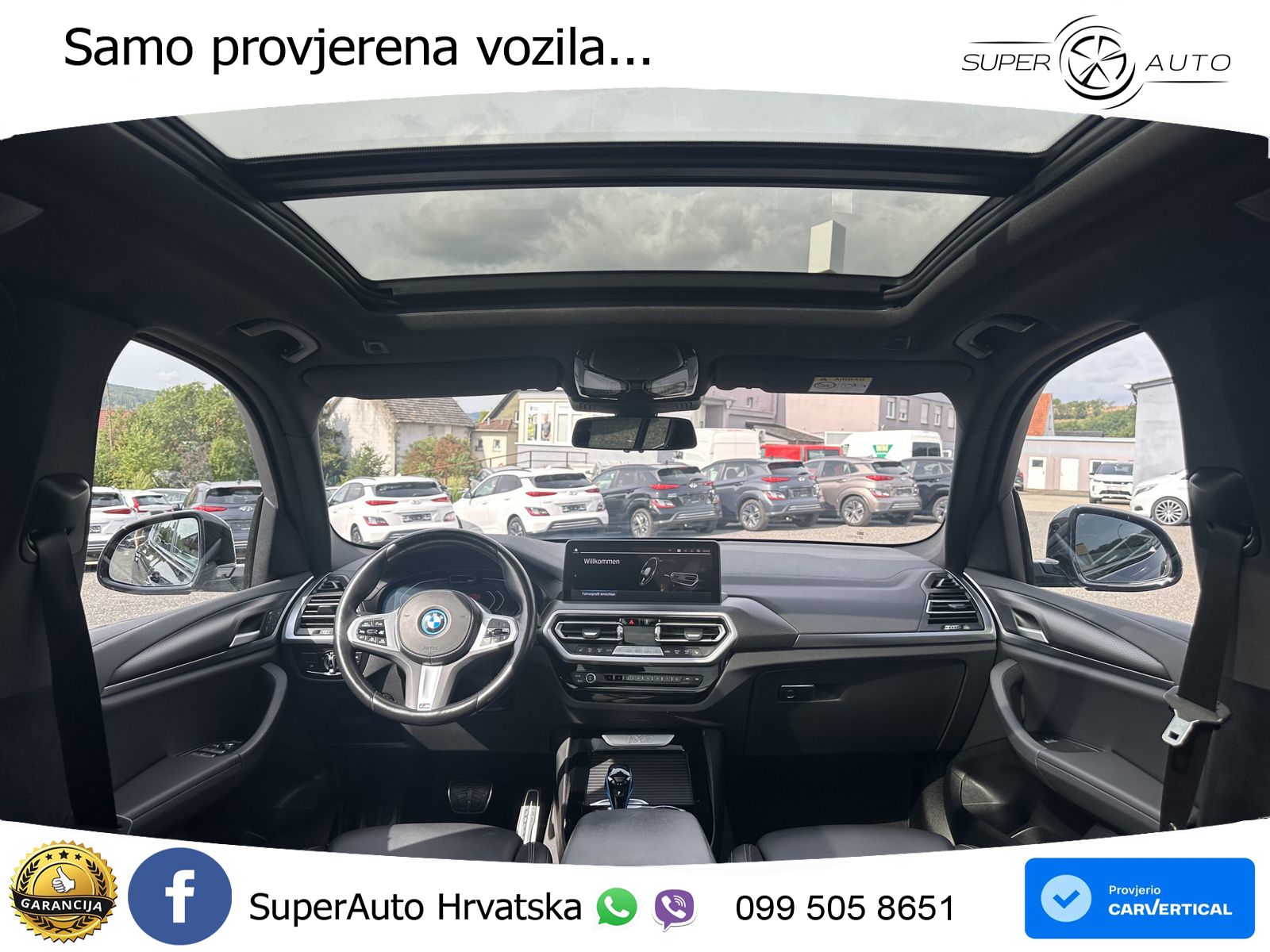 BMW iX3 80 kWh (286 KS) M Sport LED+GR SJED+ACC